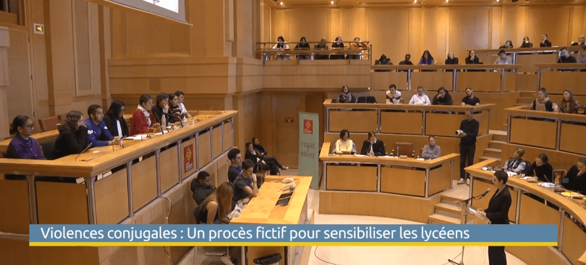 Organisation d’un procès fictif par la Région Occitanie pour sensibiliser des lycéens et lycéennes aux violences faites aux femmes