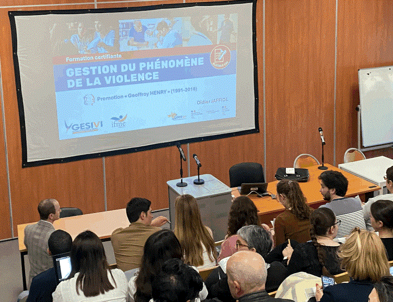 Conférence sur la gestion du phénomène de violence le 27 mars 2025 à l’IFME de Nîmes.